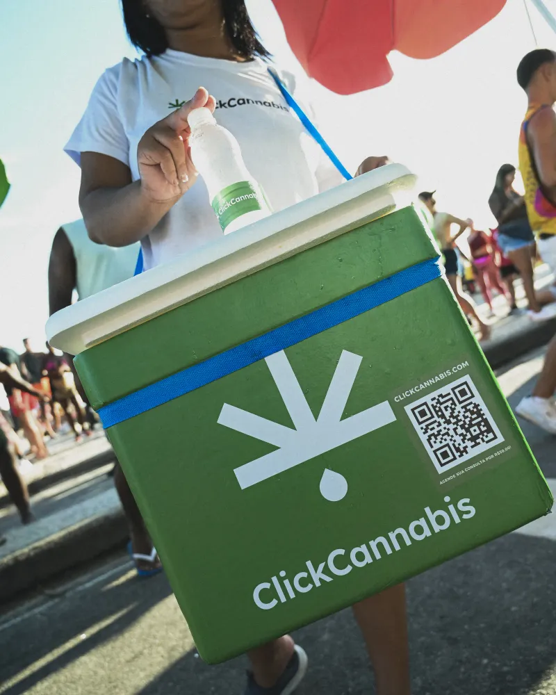 Album do Cliques refrescantes da Click Cannabis no Carnaval carioca
